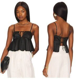 MORE TO COME Rachel Cami Top - Black